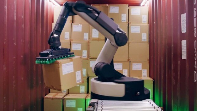 Package handling robot