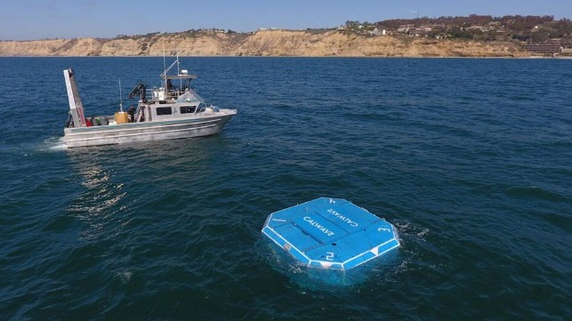 trial of submerged wave energy technology off California 