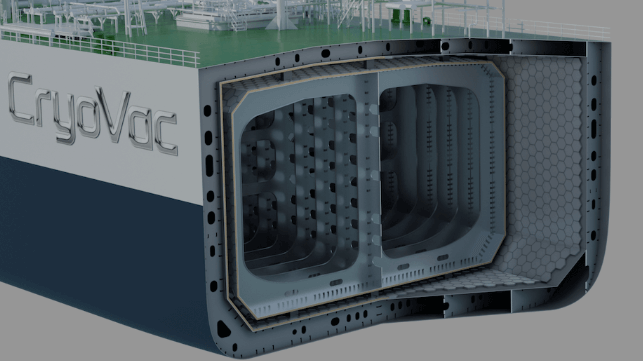 CryoVac's hexagonal vacuum panel system (CryoVac)