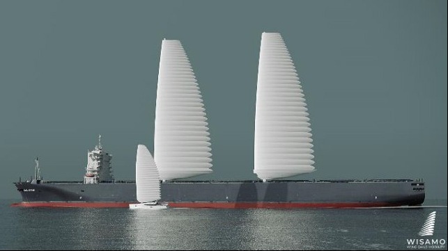 Michelin wind sail propulsion