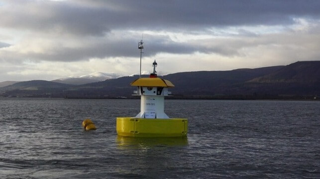 sea trials for offshore pwoer buoy for wind farms 