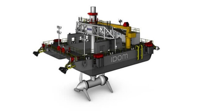 mobile test vessel for tidal energy research