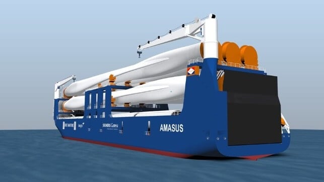 Amasus wind turbine carrier