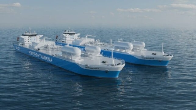 ammonia-fueled vessels