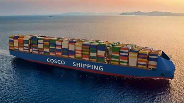 methanol fueled containership COSCO