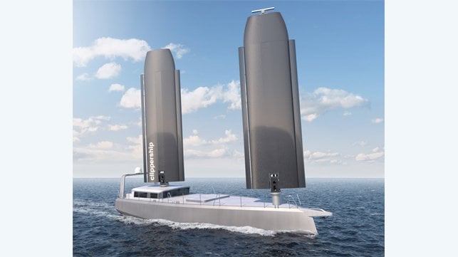 sail-powered autonomous cargo ship
