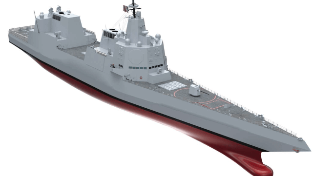 DDG(X) destroyer concept illustration 