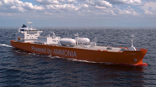 ammonia fueled ships