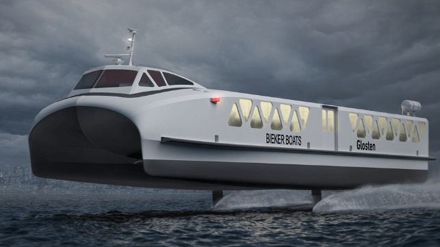 Hydrofoiling ferry for Kitsap Transit