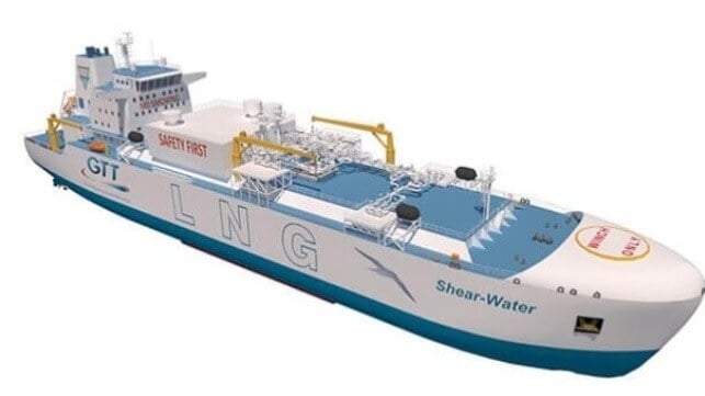 ballast water free LNG bunker vessel