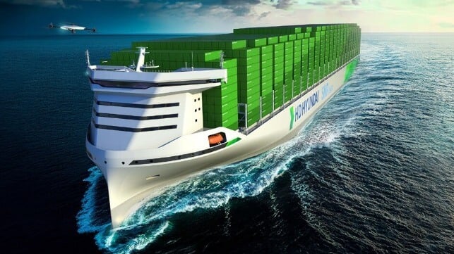 nuclear-powered containership