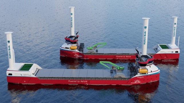 hydrogen-fueled bulk carriers