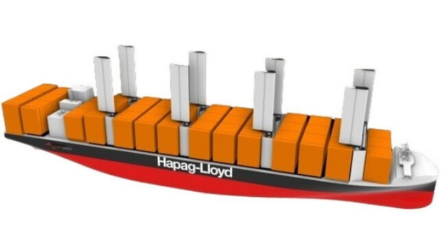 Hapag wind-assisted containership