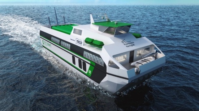 high speed fuel cell vessel
