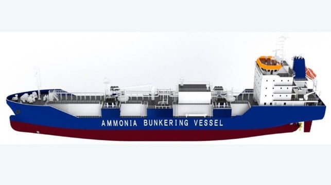 ammonia bunker vessel