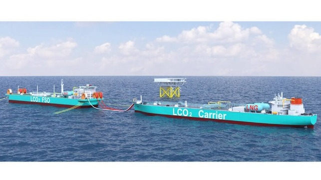 LCO2 transport and FSO 