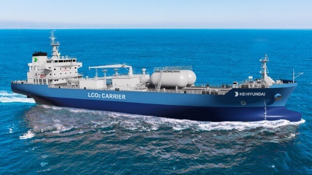 Work begins in South Korea on the construction of the first large LCO2 tankers