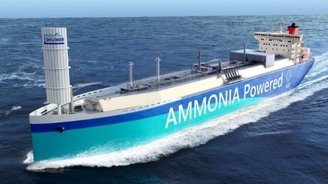 large ammonia-fueled ammonia carrier