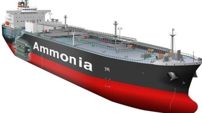 ammonia-fueled ammonia gas carrier