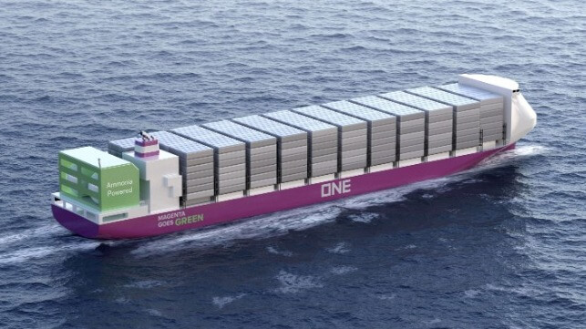 ammonia fueled containership