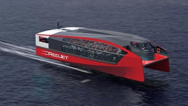 electric hydrofoil ferry