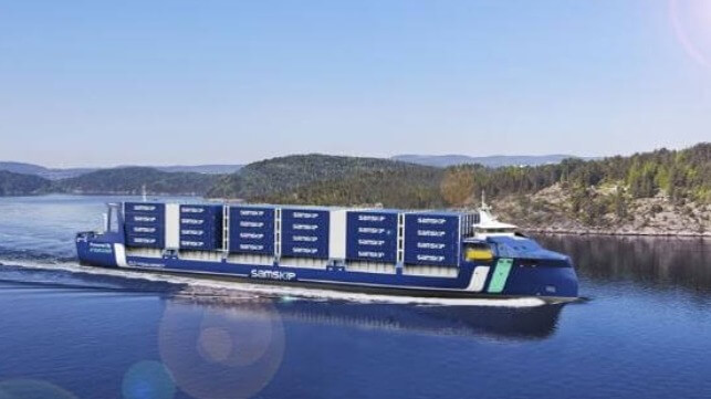 hydrogen powered remote-controlled autonomous containership
