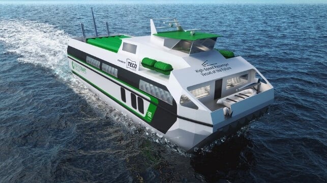 hydrogen-powered high-speed watercraft