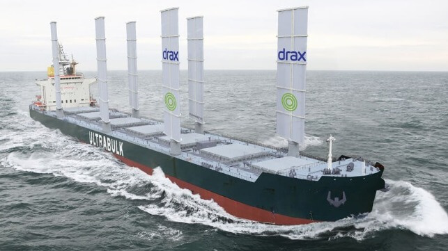 wind sail technology for commercial shipping 