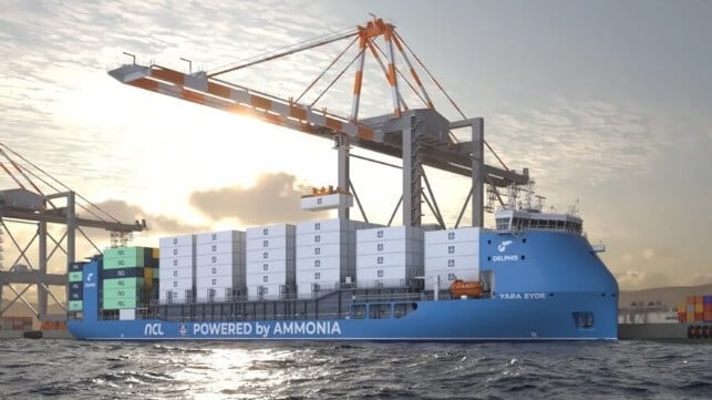 ammonia-fueled containership