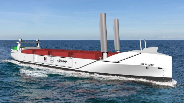zero emission autonomous short-sea containership