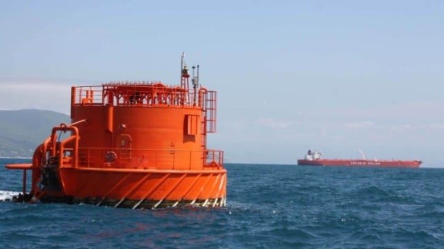 CPC single-point mooring buoy (CPC file image)