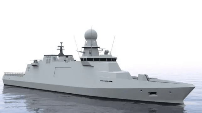 Fincantieri's EPC frigate design illustration