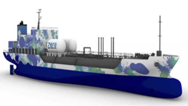hydrogen-fueled tanker