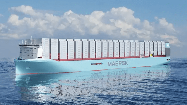 construction begins on Maersk containerships 