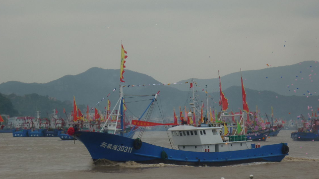 fishing vessels chinese festival