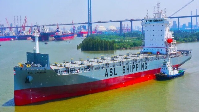 Chinese containership