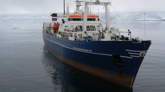 Akademik Karpinsky is one of several Russian vessels suspected of spying (Courtesy PMJE)