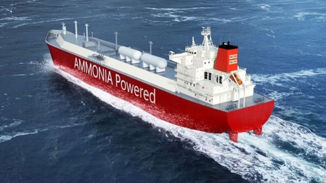 large ammonia-fueled ammonia gas carrier 