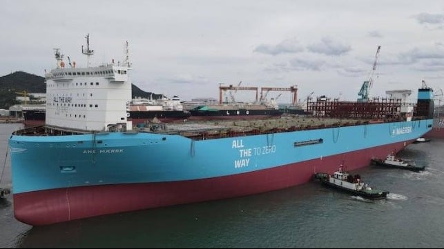 Maersk containership construction