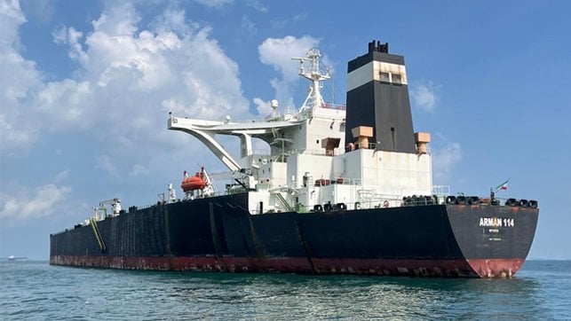 Iranian tanker seized in Indonesia