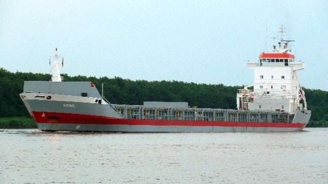 small cargo ship