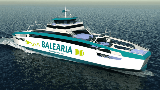 hybrid diesel electric ferry test hydrogen technology