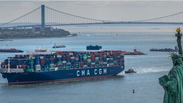 port of NY containership