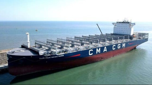 First Ammonia-Ready Containership Delivered to CMB