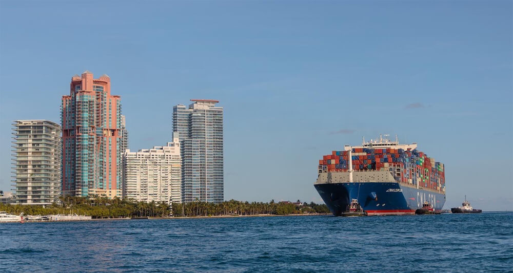 CMA CGM Osiris arriving Miami Nov 2022