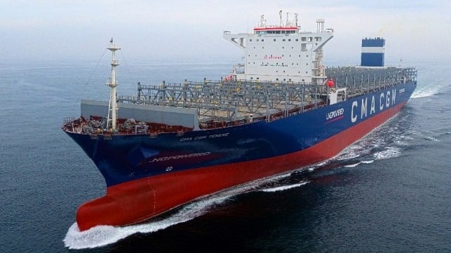 Hyundai's first lng-powered container ship