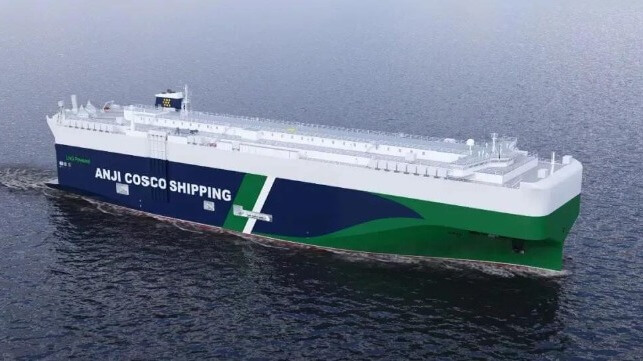 largest dual-fuel car carriers 