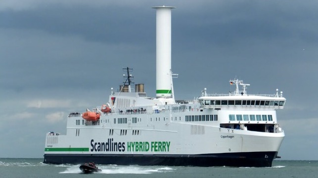 rotor sail to be installed on second Scandlines ferry