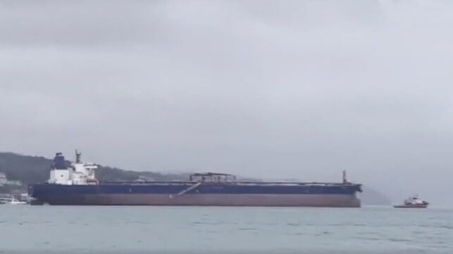 tanker towed in Turkey