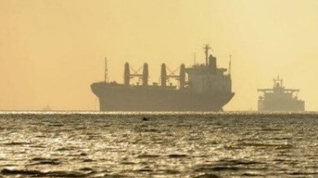 bulker anchored